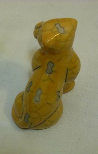 The Fenix Raku Pottery Baby Leopard Hand Crafted in South Africa 3