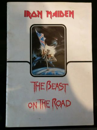 Iron Maiden Beast On The Road Tour Program