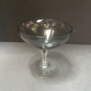 Vtg Fostoria Champagne Glass Stemware Debutante Gray Sherbet Dessert Cocktail