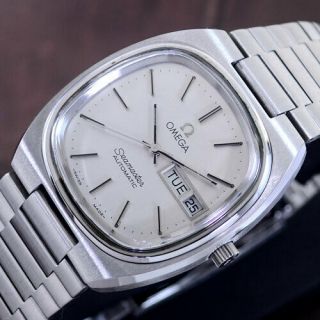 Vintage Omega Seamaster Automatic Silver Dial Day&date Dress Men 