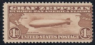 Tdstamps: Us Airmail Stamps Scott C14 Nh Og Pencil On Gum Cv$625.  00