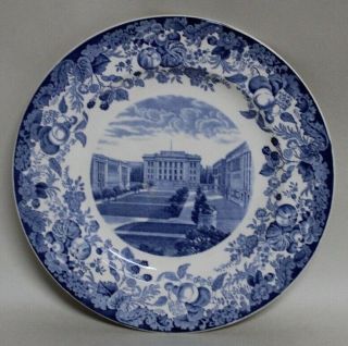 Vintage Wedgwood Harvard University Blue & White Plate The Medical School