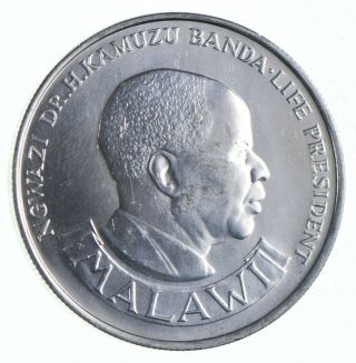 Silver - World Coin - 1974 Malawi 10 Kwacha - World Silver Coin 789