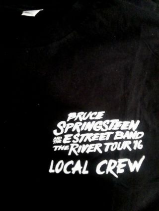 Bruce Springsteen The River 2016 Tour Crew Shirt