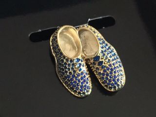 Hollywood Legends Elvis Presley Blue Suede Shoes Brooch Boxed And Certificate
