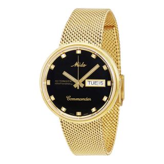 Mido Commander I Automatic Yellow Gold Pvd Unisex Watch M842932813