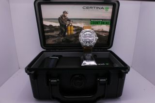 Certina DSPH200m Mens 43mm Steel Mens Automatic Divers Watch Box Turtle Heritage 2