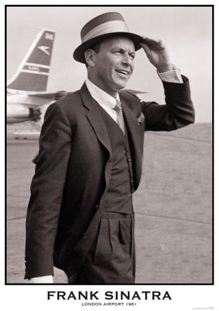 Frank Sinatra A1 Size 84.  1cm X 59.  4cm - Approx 33 " X 24 " Poster