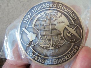 1995 Lockheed Martin - Skunk Sr - 71 Blackbird Reunion Coin