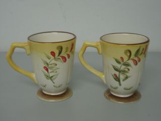 Better Homes and Gardens Tuscan Retreat Mugs Coffee Cups Set of 4 3