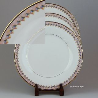 Set Of 3 Dinner Plates,  & Noritake,  Momentum,  Fine Porcelain,  7734