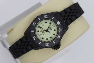 Pre Tag Heuer 980.  030 Pvd Black Matte Glow 1000 Watch Womens Submariner Box
