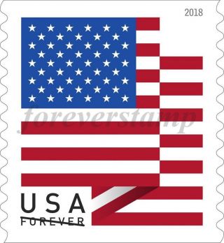 500 (5 rolls of 100) USPS FOREVER STAMPS US FLAG COIL FIRST CLASS - 3