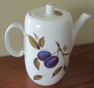 Royal Worcester Evesham Vale Porcelain Coffee Pot 5 Cup
