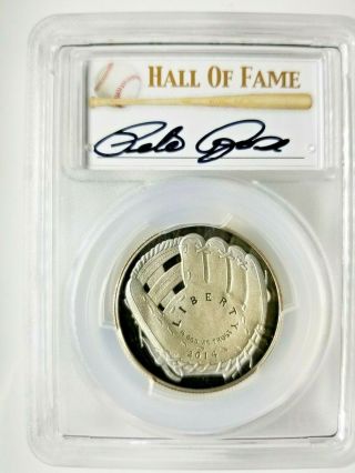 2014 - S 50c Clad Baseball Hall Of Fame Pcgs Pr70dcam - Pete Rose Autographed
