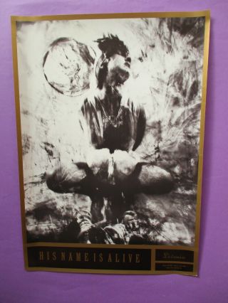 4ad His Name Is Alive Livonia Promo Poster 1990 Indie Dream Pop Debut