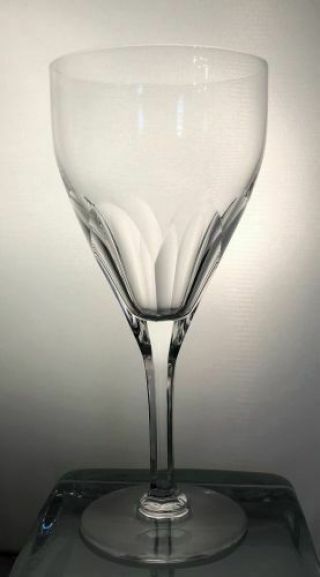 Val St.  Lambert Elegance Cut Crystal Water Goblet 7 - 5/8 " Retails $129.  95 $1 Nr