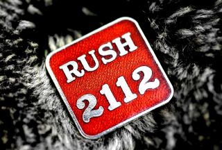 Rush - Vintage Made In Uk - 2112 Red Enamel Pin Badge