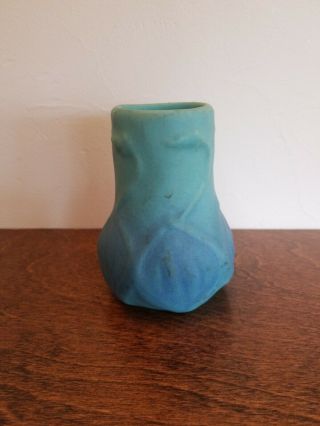 Vintage Van Briggle Pottery,  5 Swan Vase,  4.  5 "