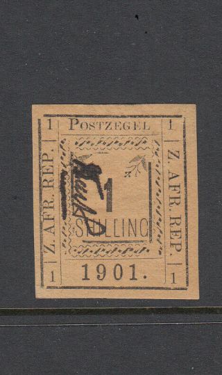Transvaal Pietersburg 1sh,  Mh,  Sc 190,  Very Fine