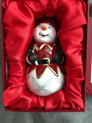 Waterford Holiday Heirloom Christmas Dinner Bell Jack Frost Snowman 2009