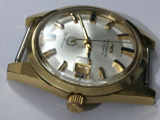 Vintage Technos Sky Master Gold Plated Auto Mens Watch,  30 Jewels.