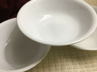 3 CORNING / CORELLE MORNING BLUE 6 1/4” SOUP CEREAL BOWLS - BLUE FLOWERS 3