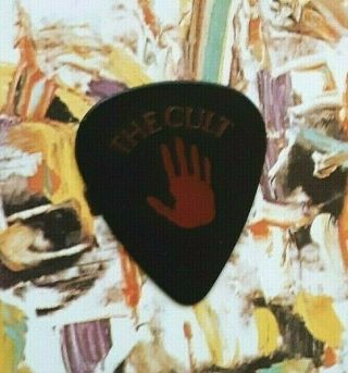 The Cult Billy Duffy Manchester City Football Club Black Guitar Pick