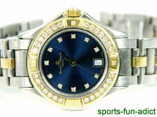 Baume & Mercier Malibu Diamond 18K Gold & Stainless Two Tone Wristwatch MV045047 3