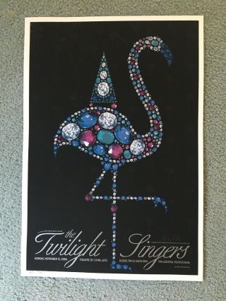 The Twilight Singers Concert Poster Slater S/ ’d Silkscreen Tla Philly