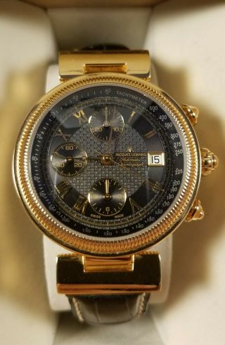 Jacques Lemans Automatic Chronograph Swiss Eta Valjoux 7750 Watch 1 - 1216