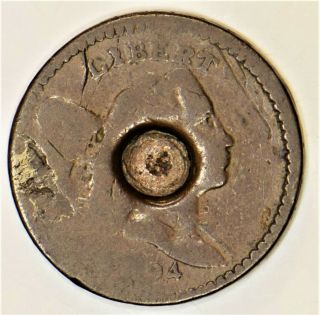1794 Liberty Cap Half Cent; Fine Detail;