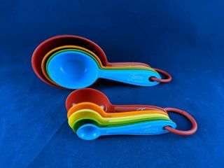 Fiesta 9 - Piece Multi - Colored Measuring Cups & Spoons