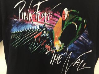 Vintage Pink Floyd The Wall Shirt Mens Medium Rock And Roll Band Tee Graphic 90s