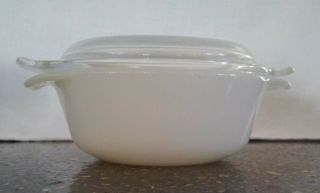 Fire King Anchor Hocking Small Casserole Baking Dish With Lid 472 12 Oz.
