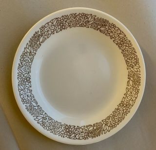 Retired Corelle Woodland Brown Bread Butter Plate By Corning