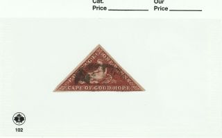 Cape Of Good Hope One Penny Brownish Red (de La Rue Printing)