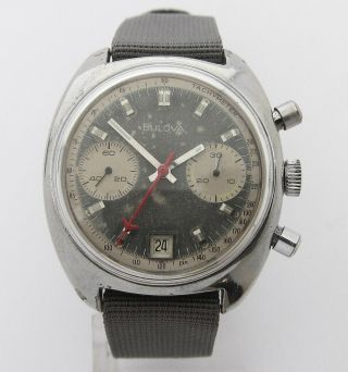 Bulova Dato Vintage 1970s Chronograph Valjoux 7734 14ebd Poorman Carrera 73473