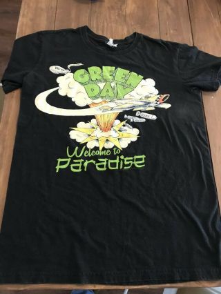 Green Day Welcome To Paradise Dookie T - Shirt Adult Small