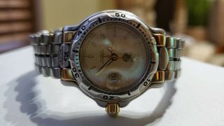 Ladies Tag Heuer 6000 18k Gold Date Swiss Quartz 29mm Watch Wh1353
