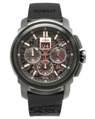 Michel Jordi Mens Titanium Case Black Dial Automatic Watch Sim.  100.  03.  003.  01