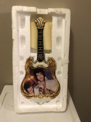 Elvis Presley Bradford Exchange 1974,  The Superstar Guitar Plate Wall Decor