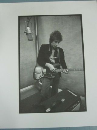 Bob Dylan 2007 B&w Icon Collectibles Sony Bmg Promotional Photo Old Stock