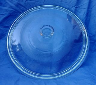 Round Glass Casserole Lid (only) 9 1/2 ",  Clear,  Glass Knob