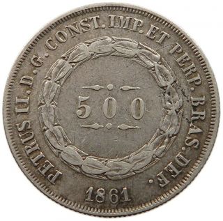 Brazil 500 Reis 1861 T69 1151