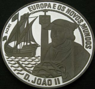 Portugal 25 Ecu 1992 Proof - Silver - D.  Joao Ii.  - 1544 ¤