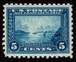 Scott 403 5c Panama - Pacific Exposition 1914 Nh Og Never Hinged $375