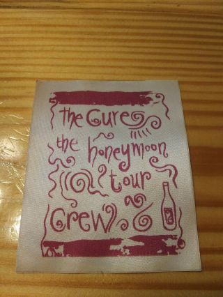 The Cure 1987 The Honeymoon Tour Backstage Pass Crew Concert