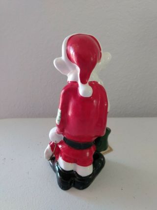 Vintage Kreiss Psycho Christmas Figurine Santa Helper Sad Sack Patches/With Tag 2
