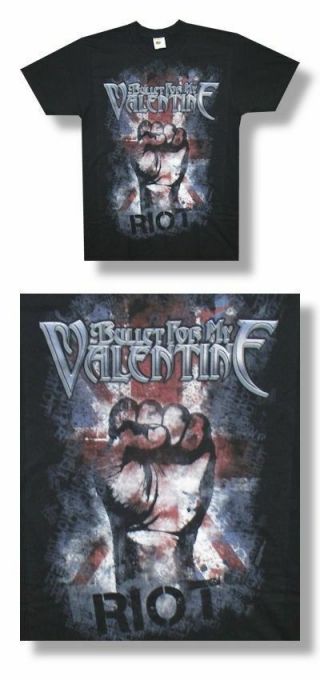 Bullet For My Valentine - Riot Lightweight T Shirt - Xlarge To U.  S.